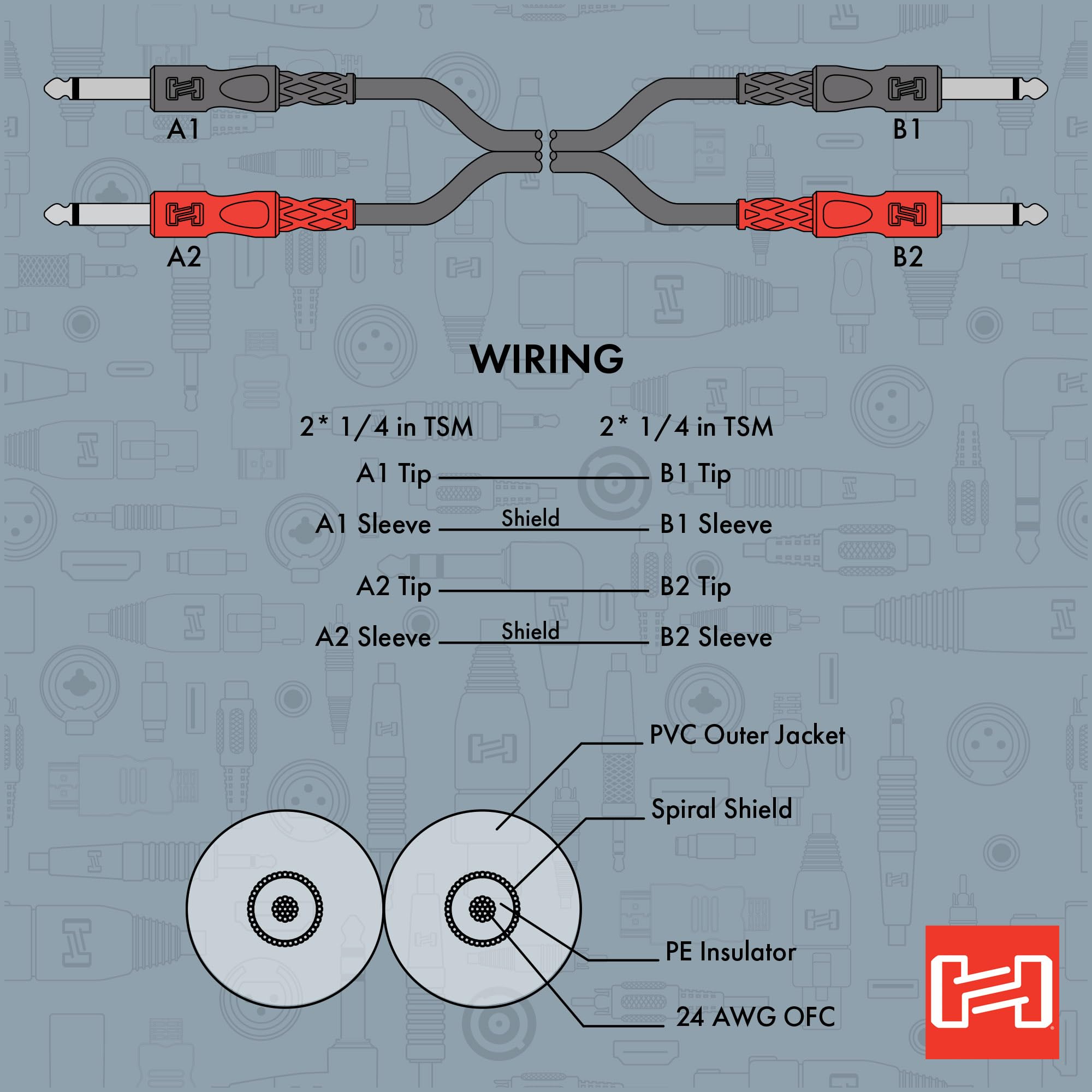 Hosa CPP-202 2m 両側モノラルフォンプラグ×2 オーディオケーブル p706p5g Amazon.co.jp: Hosa CPP-202 2m 両側モノラルフォンプラグ×2